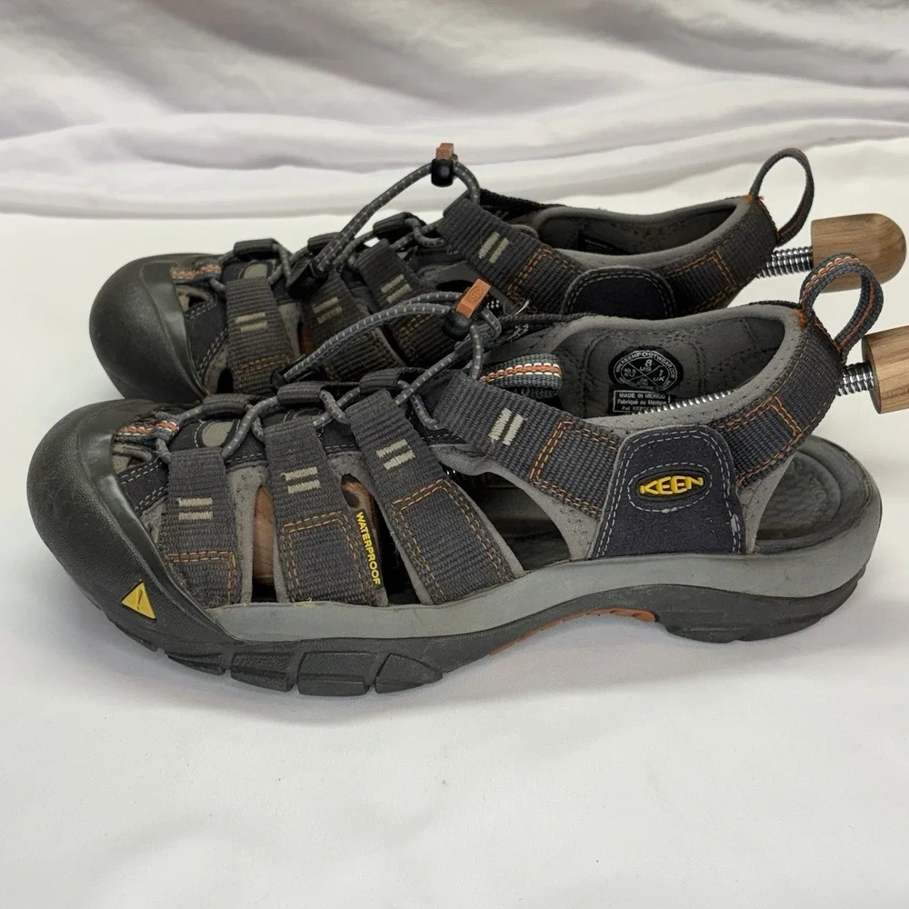 Keen Newport H2 Men's Size 8 Brown Gray Rugged Waterproof Hiking Sandals